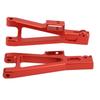 2pcs RC Suspension Arm Aluminum Alloy DIY Upgrade Front and Rear Lower Swing Arm for JLB 1 10 TruckRed