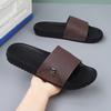 Модные мужские шлепанцы размера 48 49, молодежные, больших размеров, с мягкой подошвой, пляжные/повседневные сандалии, нескользящие, минималистичные, летние уличные тапочки, слайды, мужские