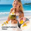 Coco Opener Coco Cutter Tool To Open Stainless Steel Hole Puncher Equipment With Protective Case For Women Home Cooks Seniors