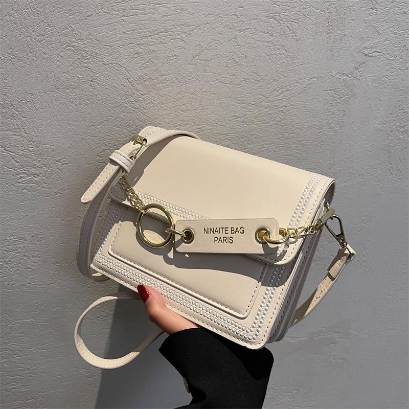 Маленькая сумка высокого класса, женская новая модная универсальная на плечо, сумка-мессенджер, модная нишевая маленькая квадратная сумка