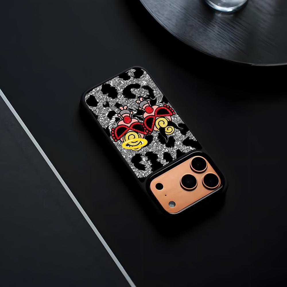 Famous H-Hysteric M-Mini Phone Case For IPhone 17 16 15 14 13 12 Pro Max Plus Black Frame Hard Shell