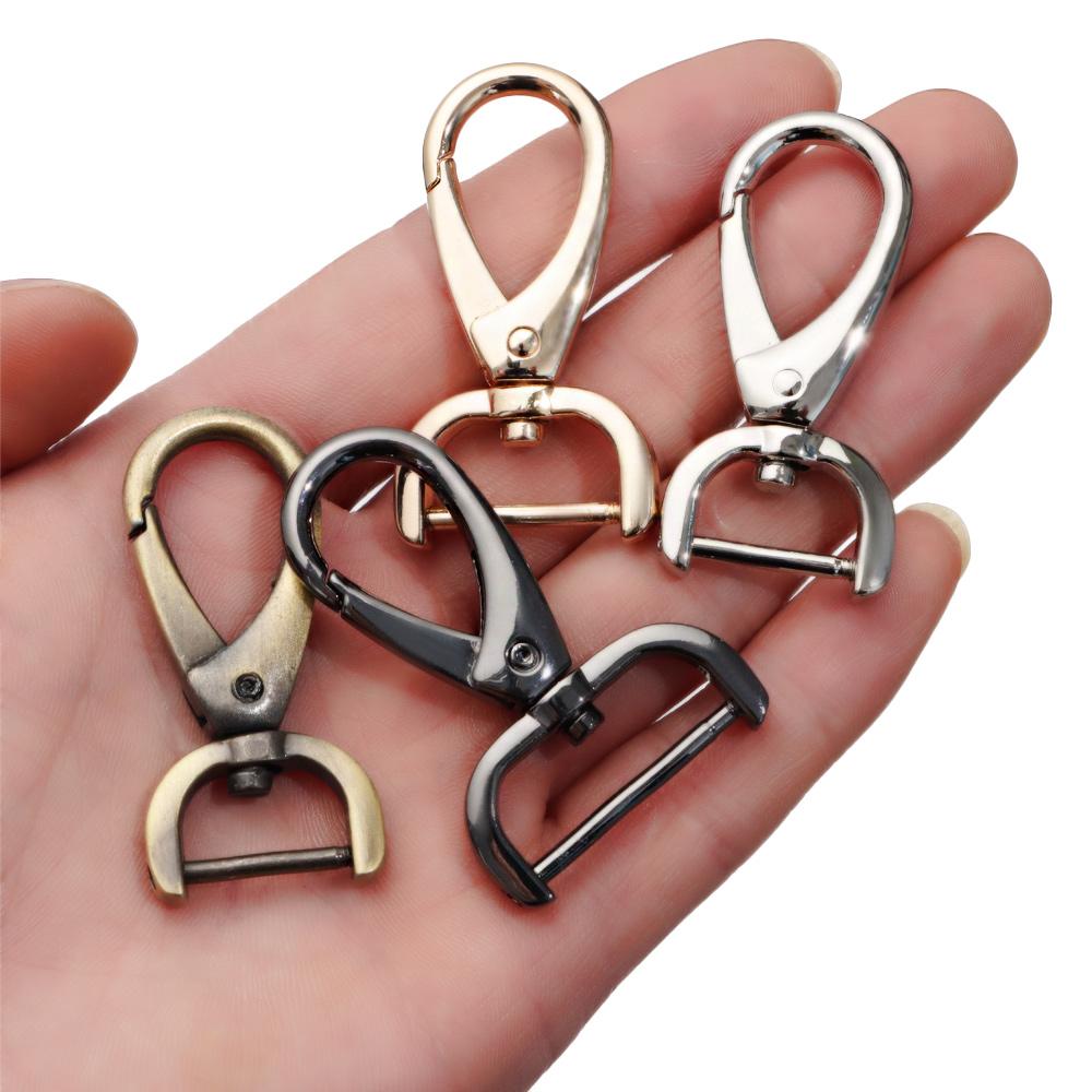 Buckle Belt Keychain Leather Strap Buckles Trigger Clips Detachable Snap Hook Pet Leash Hooks