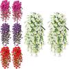 Faux Ipomoea Nil L Roth Flower Wall Decor With Plastic And Silk Material For Outdoor Indoor And Event Use