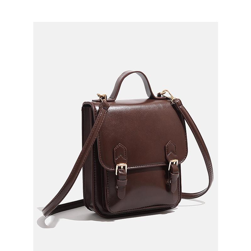 IELGY British Style Messenger Backpack All-Match College Multi-Purpose Backpack