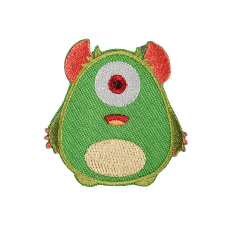 Мультяшный монстр самоклеящиеся вышитые нашивки наклейки для самостоятельного изготовления аксессуаров для одежды