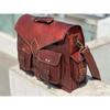 УНИСЕКС Винтаж GOAT кожаная сумка-мессенджер на плечо сумка для ноутбука портфель