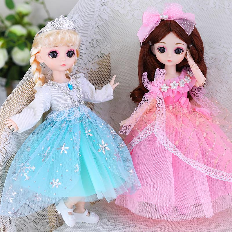 Набор кукол BJD 30 см - Игрушка для маленькой девочки для тренировок в детском саду и подарок на день рождения
