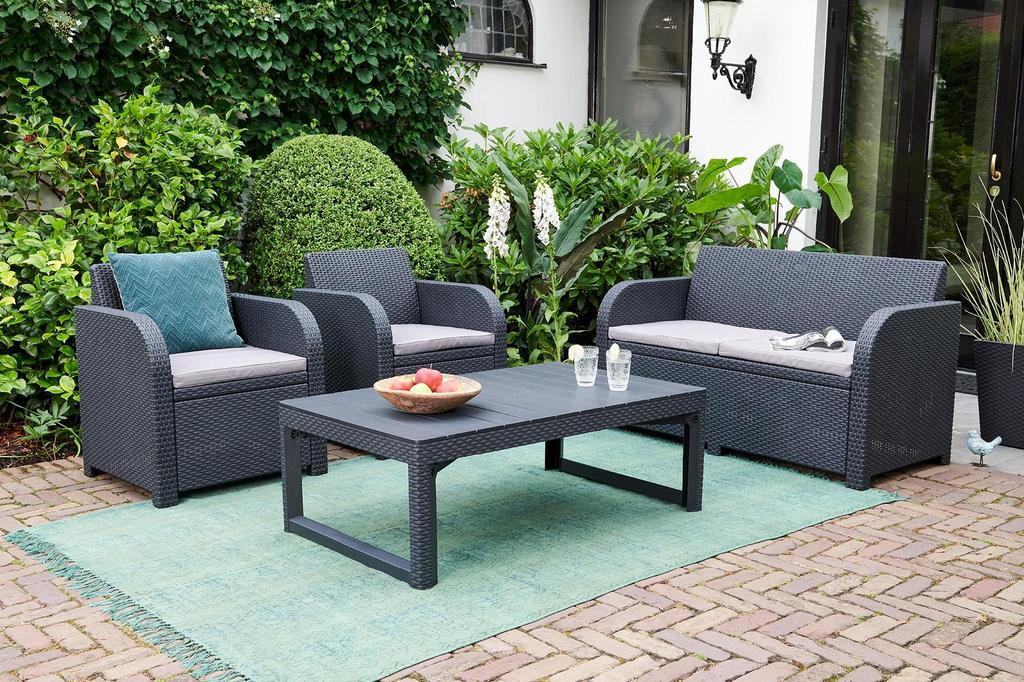 Stolik Stół Ogrodowy Na Taras Balkon Kawowy Regulowany 2W1 KETER 