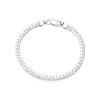 925 Sterling Silver 6mm Side Chain Necklace