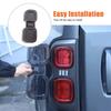 For Haval H9 2024-2025 Car taillight smoked black shell appearance protective cover modification products