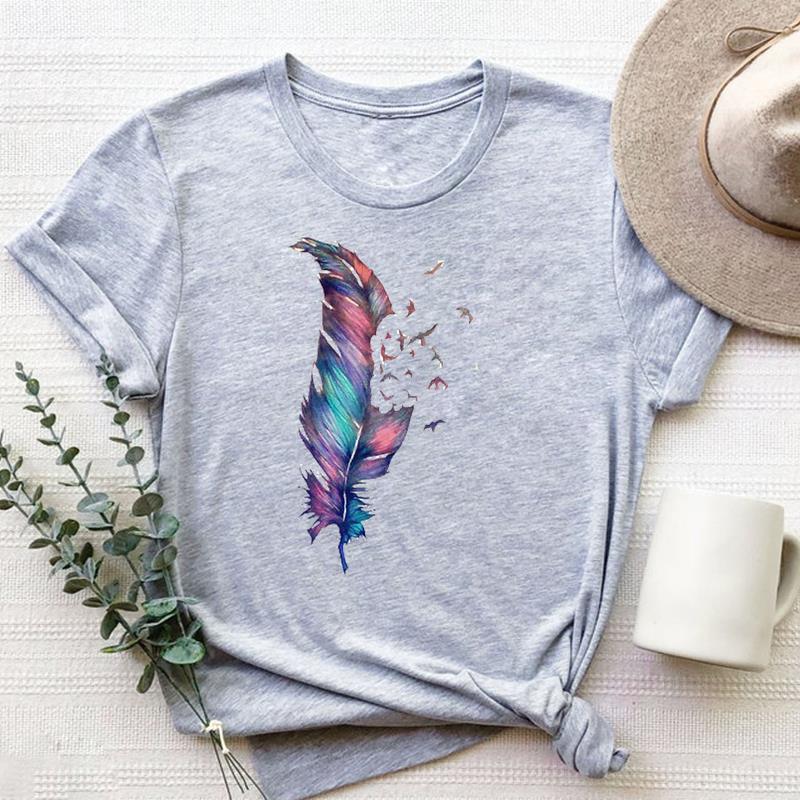 Милая футболка с геометрическим рисунком, модная футболка, одежда, стиль 90-х годов, трендовая повседневная женская футболка с коротким рукавом и принтом, женская женская футболка с графикой