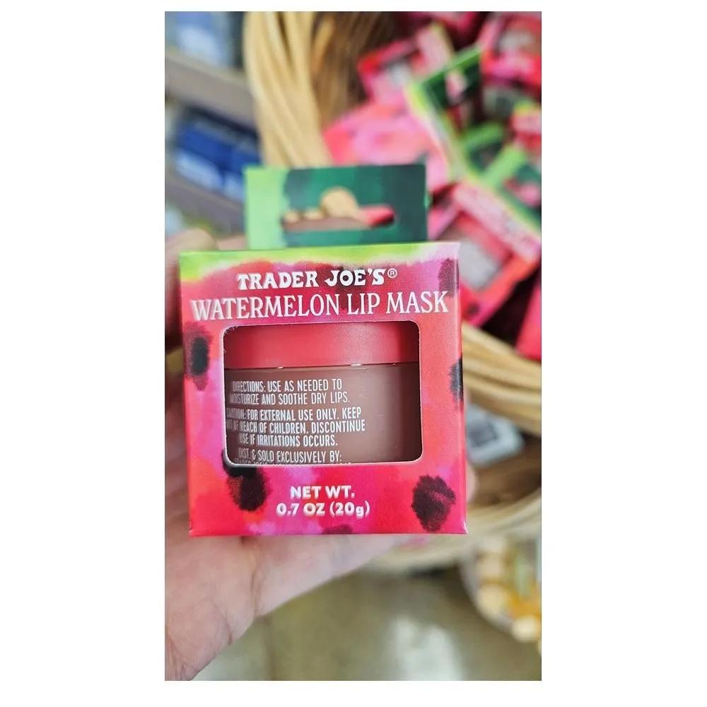 Trader Joe's Маска для губ 20 г 1 упаковка Арбуз Trader Joe's Арбузная маска для губ 0,7 унции(20g)