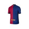 Nike Dri-FIT ADV Barcelona 2024/25 Home Лоскутная печать логотипа Круглый вырез Короткий рукав Футболка Мужская Топы Темно-Королевский Синий FN8775-456