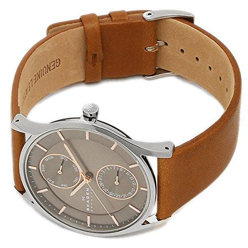Skagen SKW6086 Watch, Brown/Gray [Parallel Import]