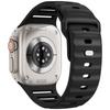 Спортивный силиконовый ремешок для Apple watch Ultra 2 ремешок 49 мм 45 мм 44 мм 42 мм correa smartwatch браслет iwatch Series 9 8 7 6 5 SE