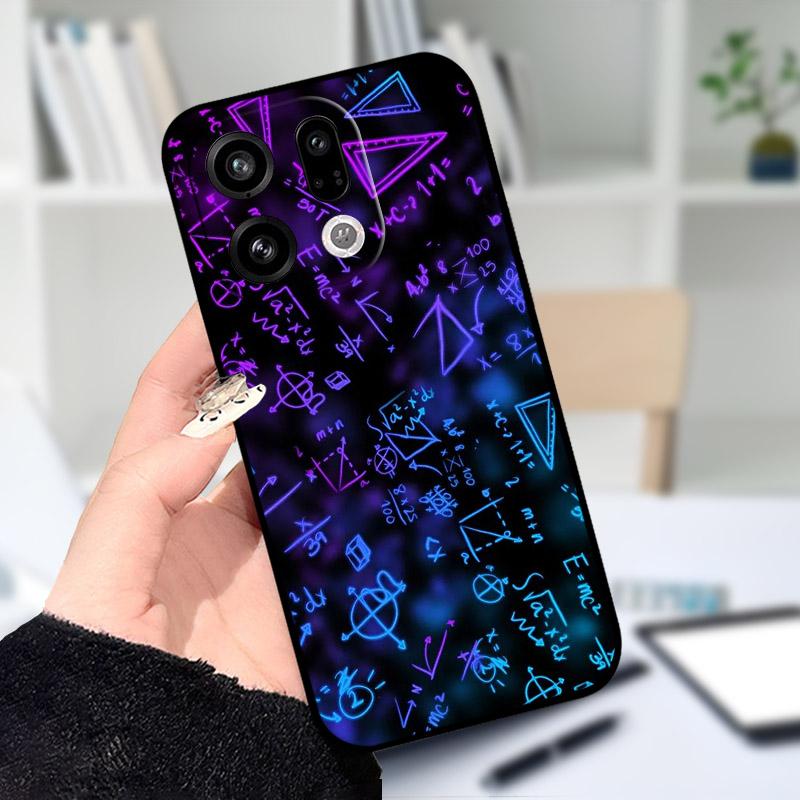 Чехол для OPPO Find X9 X9Pro, мягкий силикон, черный ТПУ, защитная задняя крышка для телефона OPPO FindX9 X 9Pro, ударопрочный бампер