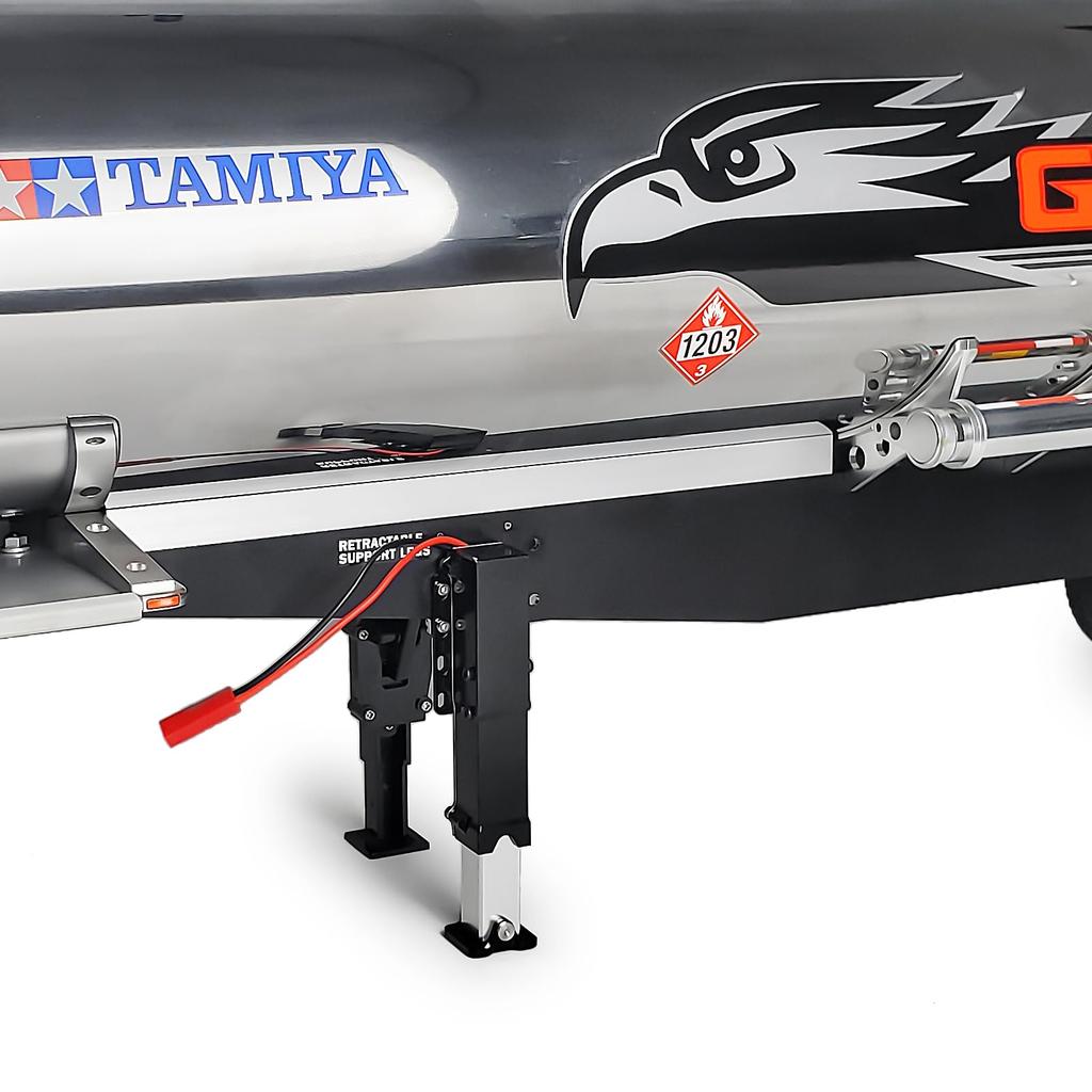 TRZX Масштаб 1/14 Грузовик-прицеп Tamiya Металлическая электрическая опорная стойка Обновление