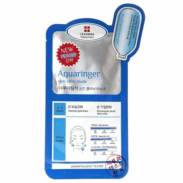 LEADERS Тканевая маска для лица Clinic Mask Aqua Ringer 10 шт. (WB98E96)