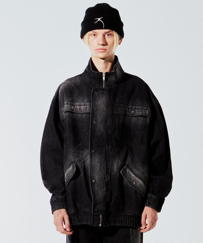 Джинсовый комбинезон Zensai Volume Fit Черный