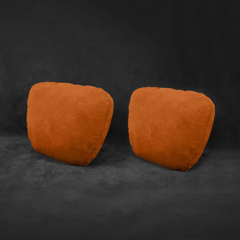 ABX2 For Citroen Ami Basalt Berlingo C3 Aircross C4 Cactus C5 X Suede Car Neck Rest Pillow - Auto Seat Neck Support Accessories