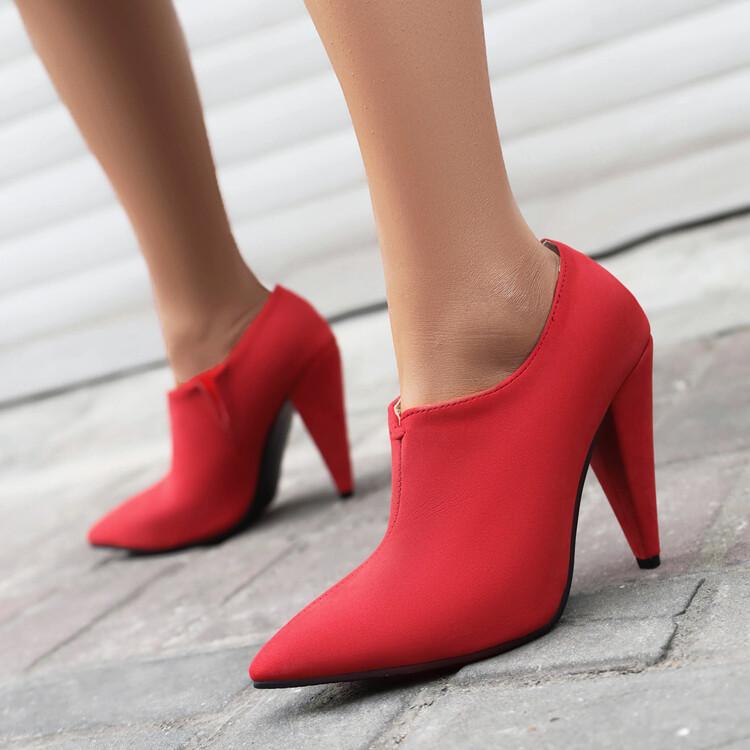 Женские туфли-лодочки, модные туфли на высоком каблуке с острым носком, вечерние, свадебные, пикантные весенне-осенние туфли, черные, красные, желтые, синие, размеры 34-43