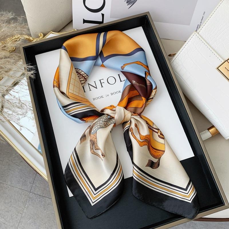70 квадратных шарф шелковый шарф французский женский высококачественный шарф универсальный подходящий деревенский шарф-рубашка шарф