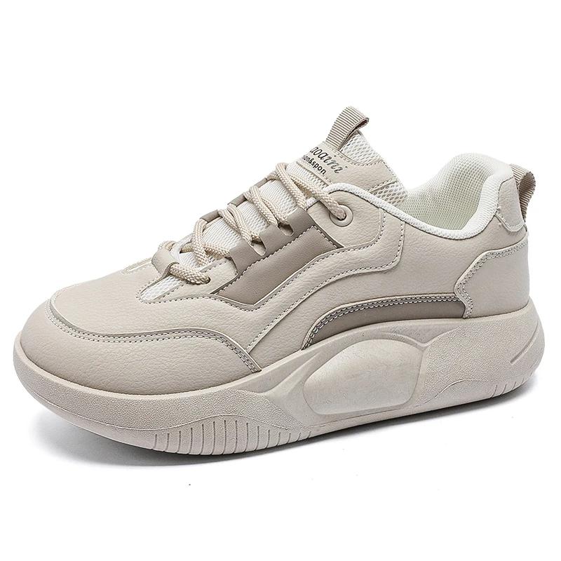 Красочные кроссовки для ходьбы Минималистичная обувь Женские туфли цвета хаки Женская спортивная обувь Сабо Посадка Люксовый бренд Десять трендовых товаров