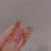 2/4Pcs Finger Ring Heart Shining Cubic Zirconia Inlaid Opening Adjustable Finger Band Jewelry Accessory
