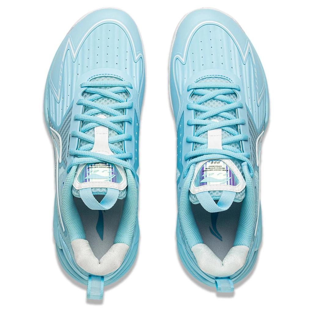 Li Ning Classic Trendy Comfortable Sports Non-Slip Wear-Resistant Low-Top Badminton Shoes Unisex Sneaker Blue AYZU019-3