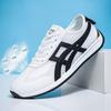 Мужская обувь лето новая маленькая белая обувь, модная дышащая мужская обувь с низким верхом, повседневная спортивная полая обувь на платформе