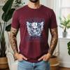 2026 New Summer Unisexs Casual Short Sleeve Cotton Tee Chopper Garage Skull Print Biker Daily Wear Streetwear
