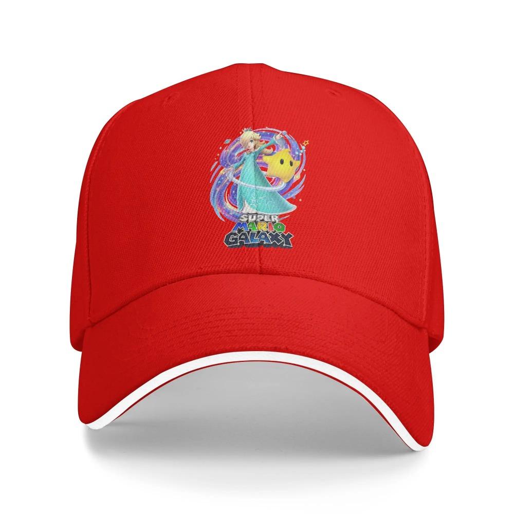 Rosalina Marios Galaxy Movie Baseball Cap Casual Sandwich Hat for Men Women Polyester Dad Hat Outdoor