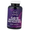 Coenzyme, Resveratrol, Red Yeast Rice, CoQ-10 Resveratrol Red Yeast Rice, 60 Gelcaps (70122008)