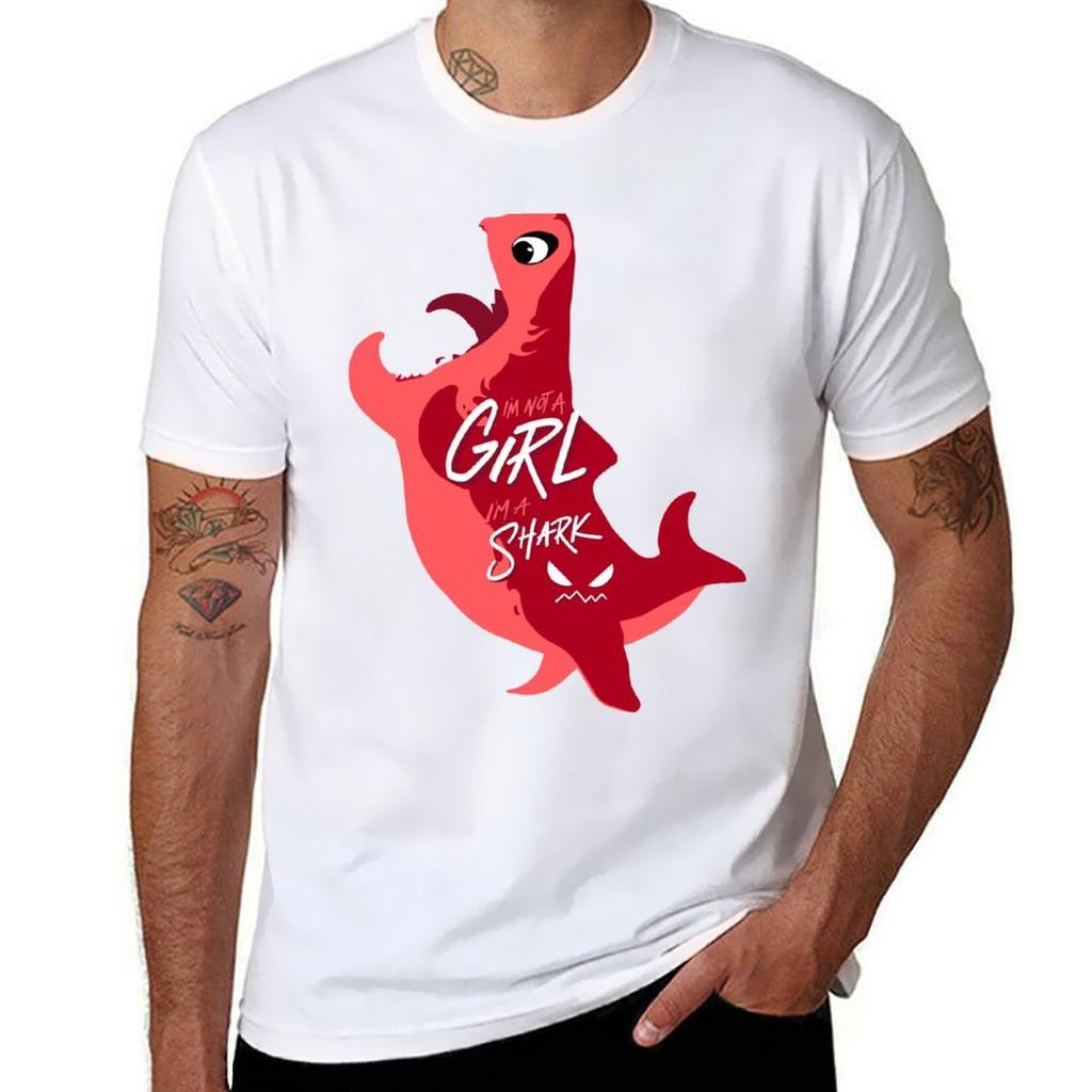 Nimona Book Im Not A Girl Im A Shark Tshirt Construction Work Tee Shirt Tshirt