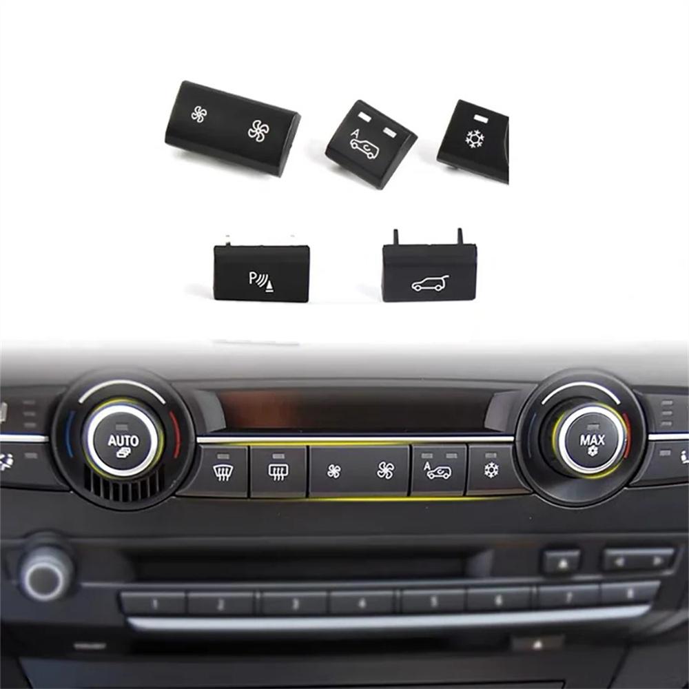 5pcs/set Air Heater Climate Vent Control AC Button Switch For BMW X5 E70 X6 E71