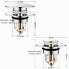Copper Sink Stopper Pop Up Sink Plug Portable Universal Drain Cover  Bathroom