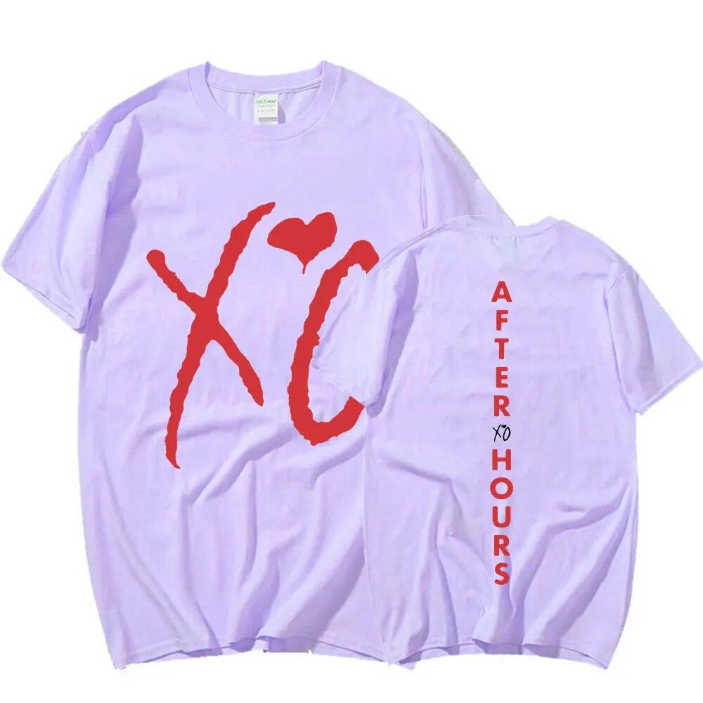 The Weeknd XO After Hours футболка с принтом букв унисекс Harajuku одежда в стиле хип-хоп футболка высокого качества из хлопка уличная одежда футболки