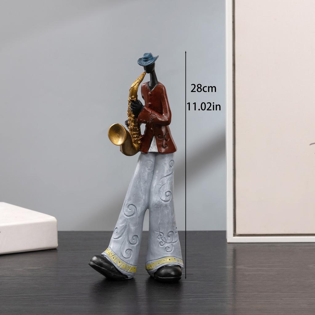 1 статуэтка из смоляной группы, креативная скульптура-модель инструмента, украшение для дома в скандинавском стиле для гостиной, веранды и кабинета