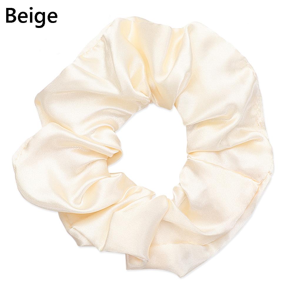 Women Hair Accessories Headband Hair Rope Satin Silk Hair Tie Elastic Scrunchies Ponytail Holder
