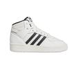 adidas Оригинальные высокие кеды для скейтбординга Rivalry Унисекс Кроссовки Белый Черный ID6158