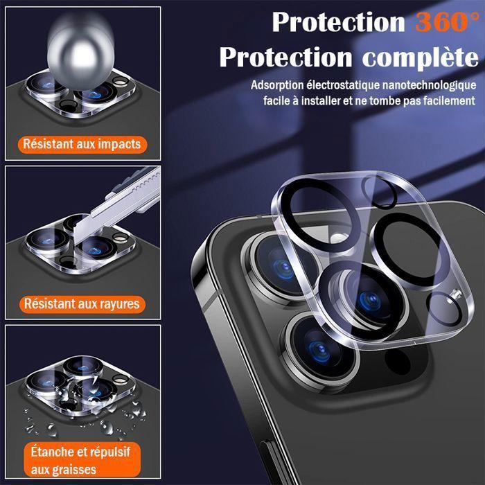 Coque de téléphone - WENZYLIQUOX - iPhone 13 Pro (6,1 pouces) - MagSafe - Verre trempé - Bumper TPU anti-choc