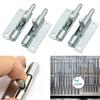 2PCS Carbon Steel Spring Latch Window Security Bolt Door Spring Loaded Latches Hardware Cabinet Door Lock Door Detachable Hinge