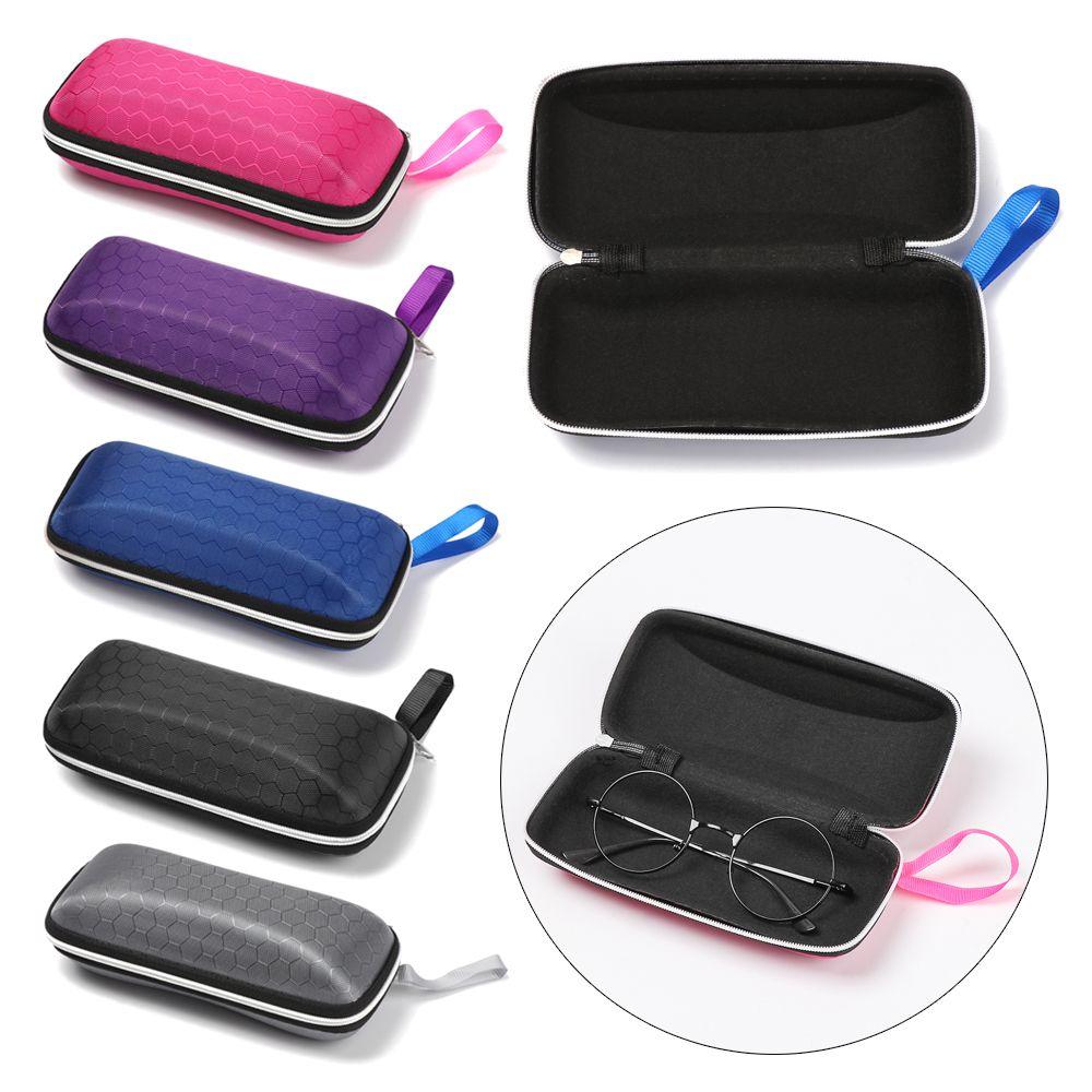 Портативная сумка прямоугольный жесткий футляр для очков на молнии защитная коробка для очков