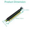 Адаптеры-райзеры PCI-E 3.0 X16 на X16 под углом 90 градусов для материнских плат PCIExpress, специальные для компактных компьютерных серверов 1U, специальных корпусов