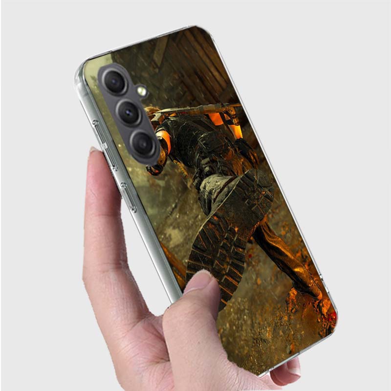 Леон Кеннеди Resident Evil 4 Телефон Для Samsung A15 A25 A35 A55 A71 A51 Galaxy S9 S8 S10E A41 A31 A11 M12 M32 M30S M51 M52 J8 J6