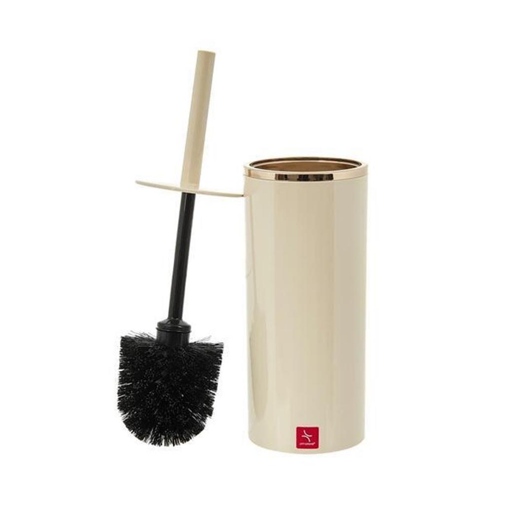 Primanova Leno Набор для ванной комнаты из 5 предметов с золотым покрытием, бежевый