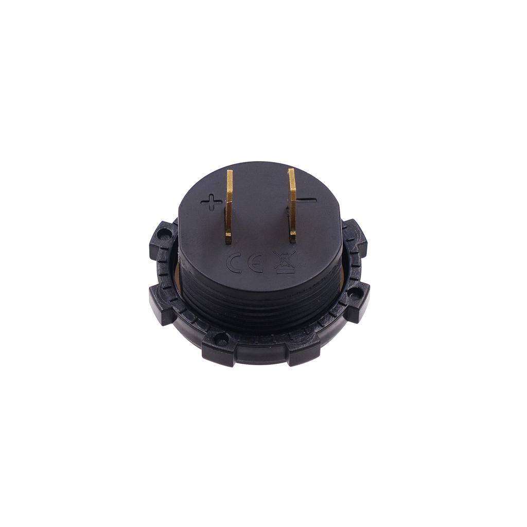 Automotive Digital Display Modified Voltmeter, Motorcycle Mounted, Waterproof LED Lens Display Instrument