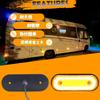 X-STYLE Боковые габаритные огни, LED, 12 В, 24 В, Желтый, Прицеп, Габаритный огонь автомобиля, Для