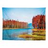 Autumn Forest Living Room Decorative Cloth Scenery Background Cloth Bedroom Tapestry Room Hanging Cloth Wall Tapestry Wall Cloth