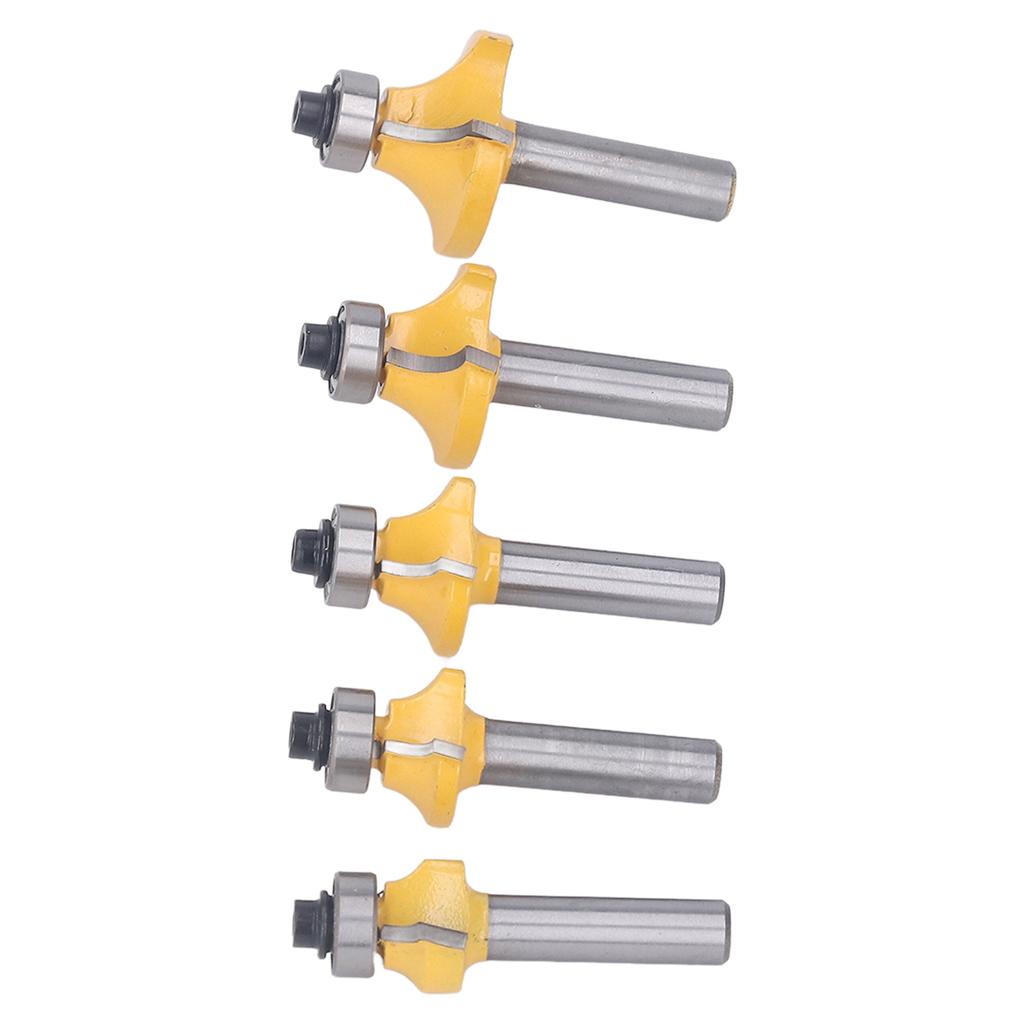 5 шт. Фреза кромочная радиусная хвостовик 8 мм твердосплавная для скругления углов фреза для фрезерования древесины